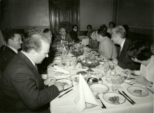 1977 със Сароян, Анна Каменова и др.